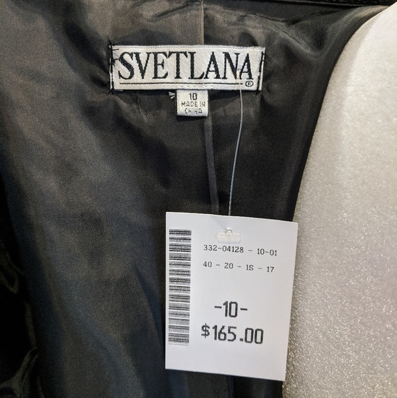 NWT Black Faux Leather Jacket - Picture 4 of 6